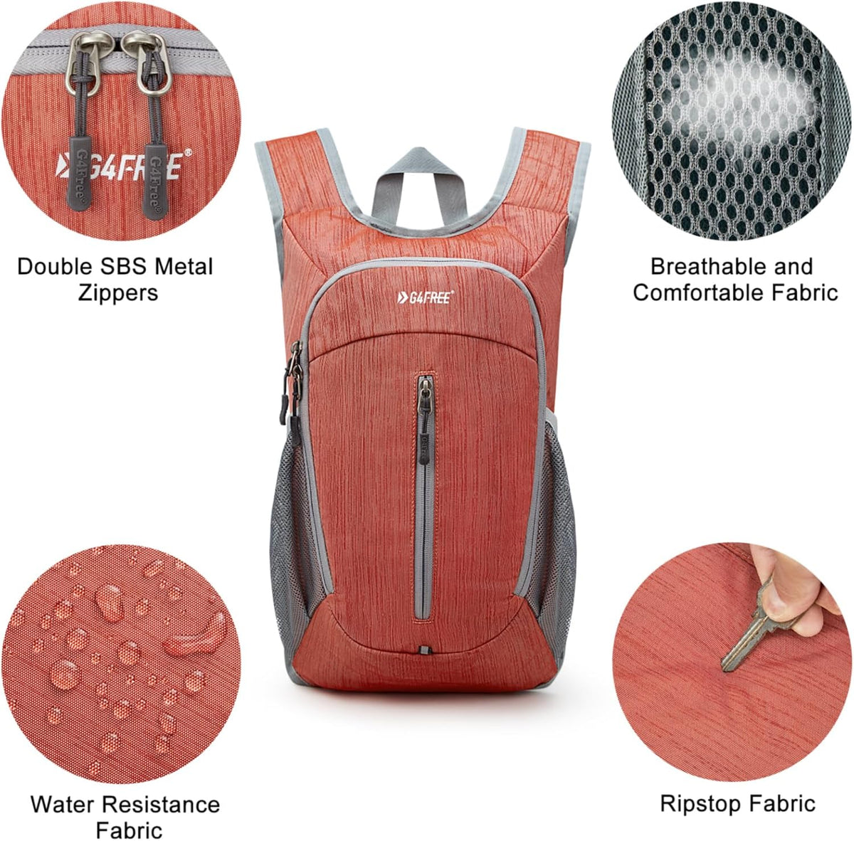 10L Hiking Backpack Small Travel Hiking Daypack Lightweight Packable Backpack Casual Foldable Shoulder Bag | Lightweight Packable Daypack, Casual Foldable Shoulder Bag