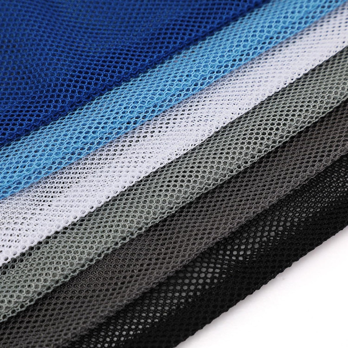 6pcs Mesh Bag Drawstring Mesh Laundry Bags, 11 x 15 Inch Durable Nylon for Pool Beach Ball Collecting Travel Gym Laundry and Toys(Multicolor)