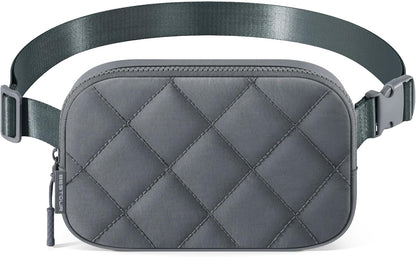 Two Way Zipper Fanny Pack for Women Men, Lightweight Crossbody Bag | Water-resistant Belt Bag with Adjustable Strap & Anti-Theft Pocket, Perfect for Workout, Running, Yoga, Shopping, Travel