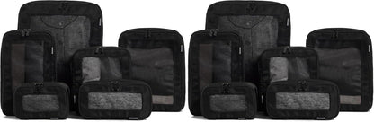 Compression Packing Cubes for Travel - Luggage Organizer Bags - Double Zipper Packing Cubes for Suitcases (Teal)