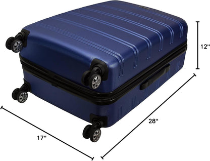 Melbourne Hardside Expandable Spinner Wheel Luggage, Carry-On 20", Metallic - Colors B