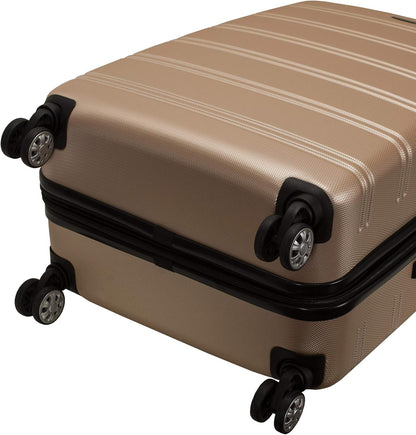 Melbourne Hardside Expandable Spinner Wheel Luggage, Carry-On 20", Metallic - Colors B
