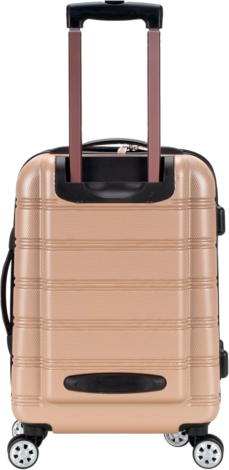 Melbourne Hardside Expandable Spinner Wheel Luggage, Carry-On 20", Metallic - Colors B