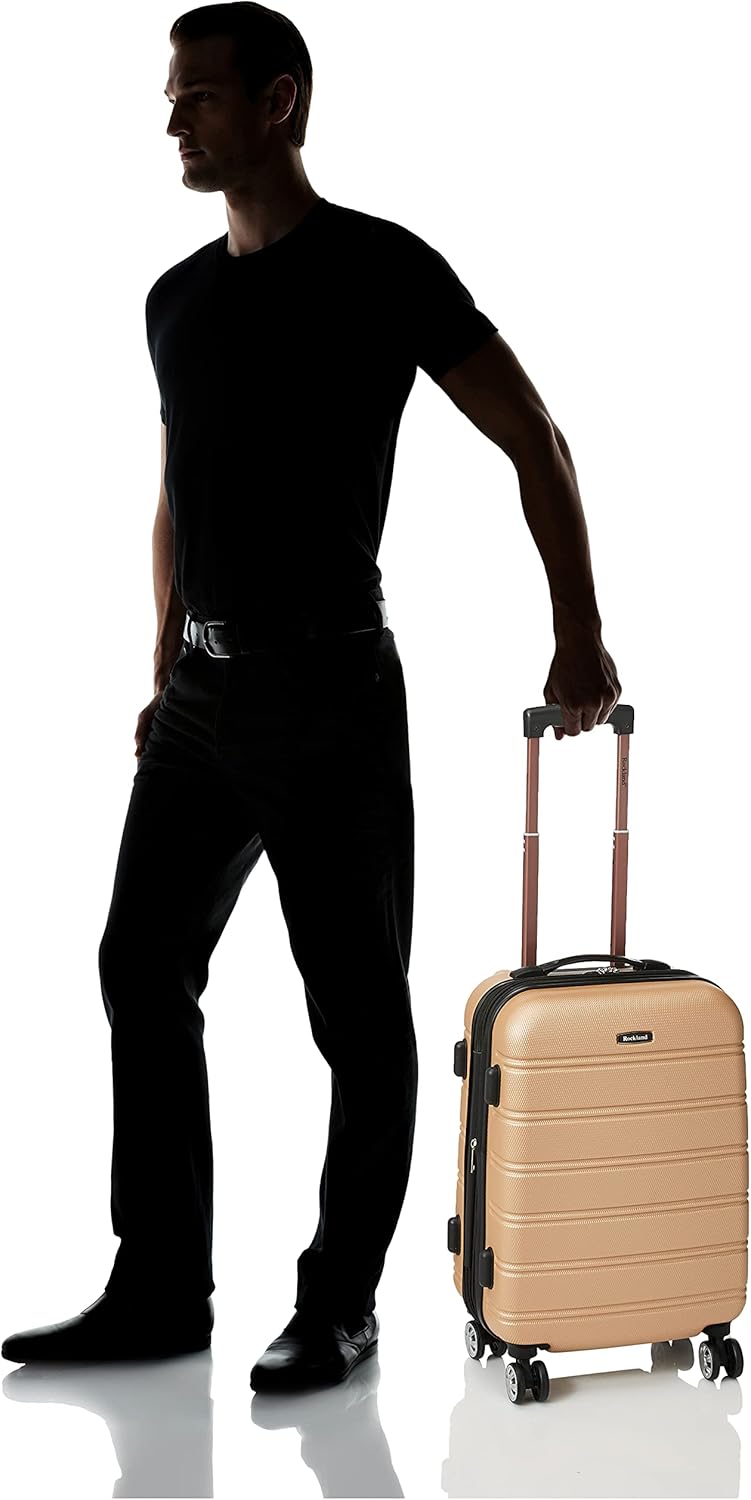 Melbourne Hardside Expandable Spinner Wheel Luggage, Carry-On 20", Metallic - Colors B