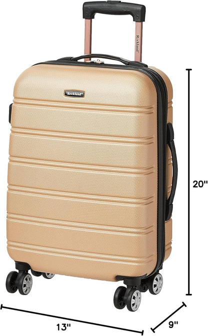 Melbourne Hardside Expandable Spinner Wheel Luggage, Carry-On 20", Metallic - Colors B