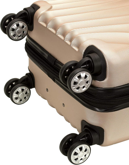 Melbourne Hardside Expandable Spinner Wheel Luggage, Carry-On 20", Metallic - Colors B