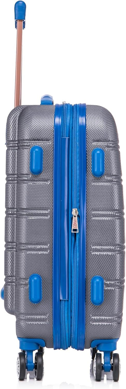 Melbourne Hardside Expandable Spinner Wheel Luggage, Carry-On 20", Metallic - Colors B