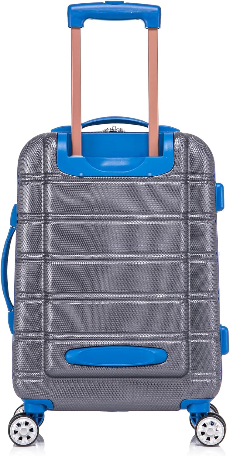 Melbourne Hardside Expandable Spinner Wheel Luggage, Carry-On 20", Metallic - Colors B