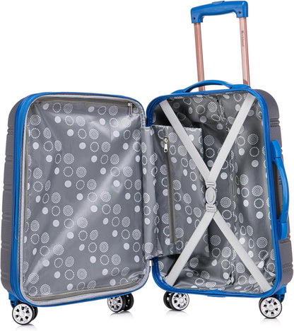 Melbourne Hardside Expandable Spinner Wheel Luggage, Carry-On 20", Metallic - Colors B