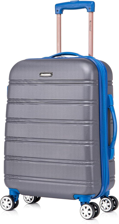 Melbourne Hardside Expandable Spinner Wheel Luggage, Carry-On 20", Metallic - Colors B