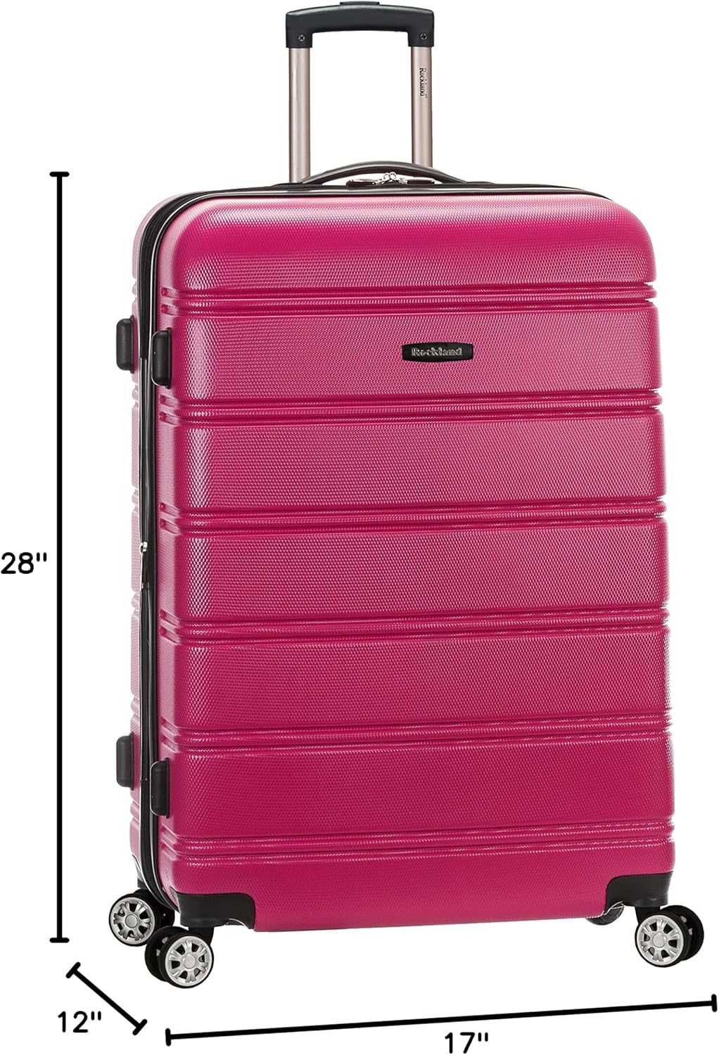 Melbourne Hardside Expandable Spinner Wheel Luggage, Carry-On 20", Metallic - Colors B