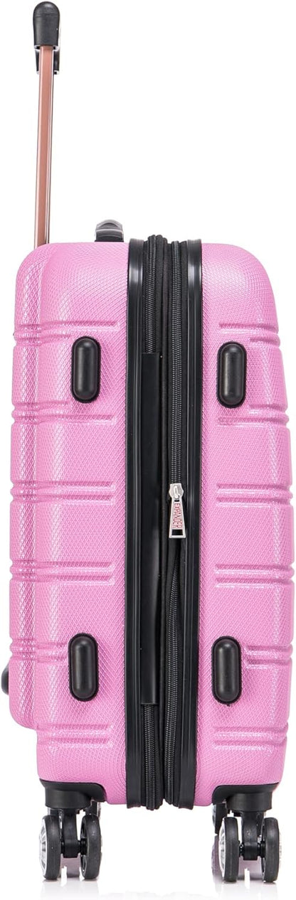 Melbourne Hardside Expandable Spinner Wheel Luggage, Carry-On 20", Metallic - Colors B