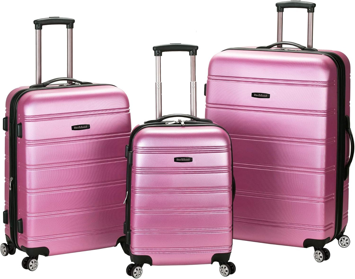 Melbourne Hardside Expandable Spinner Wheel Luggage, Carry-On 20", Metallic - Colors B