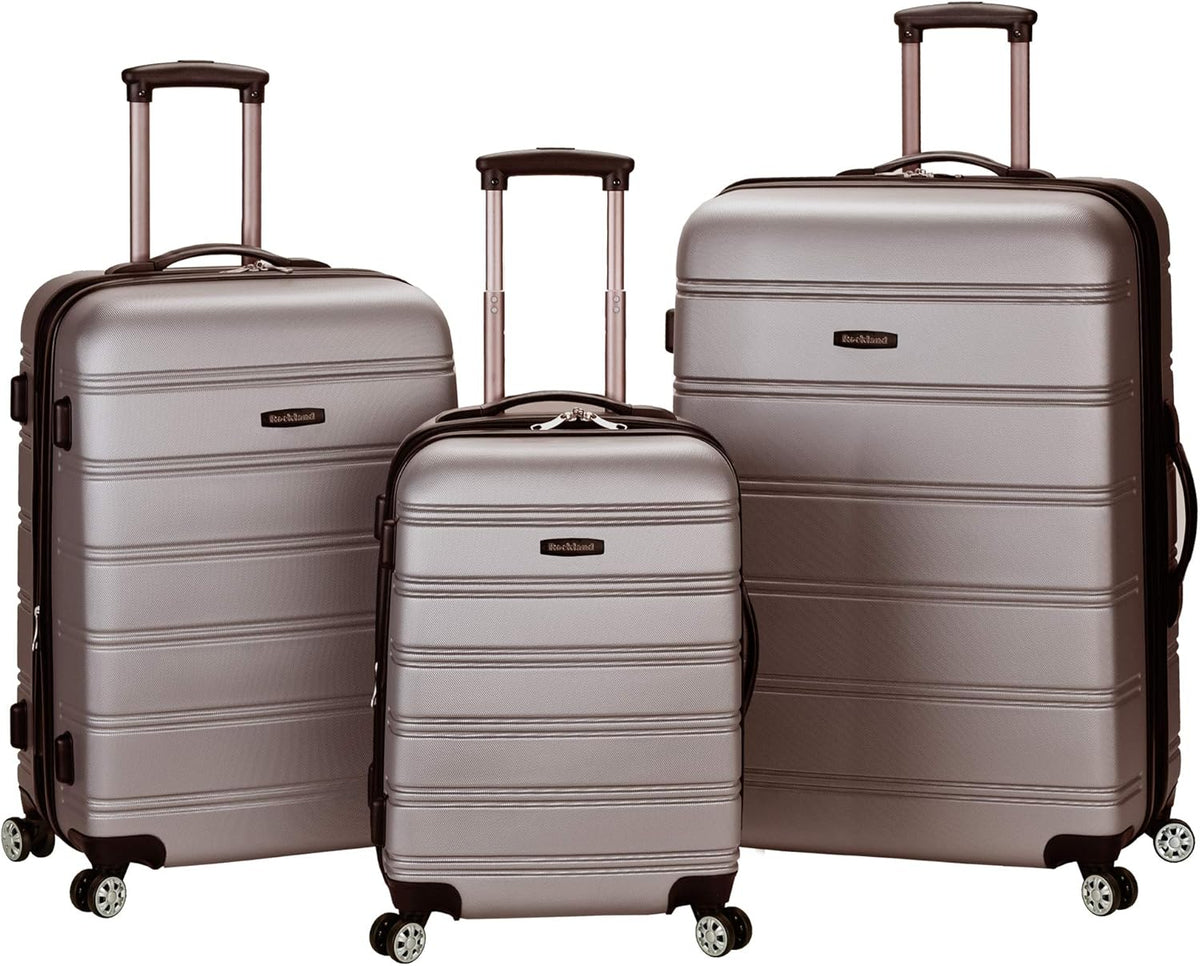 Melbourne Hardside Expandable Spinner Wheel Luggage, Carry-On 20", Metallic - Colors B