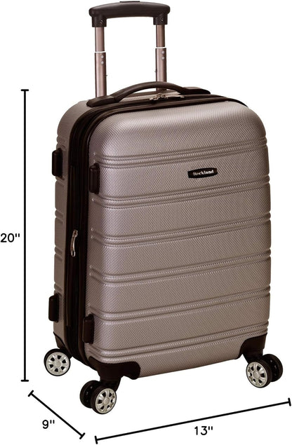 Melbourne Hardside Expandable Spinner Wheel Luggage, Carry-On 20", Metallic - Colors B