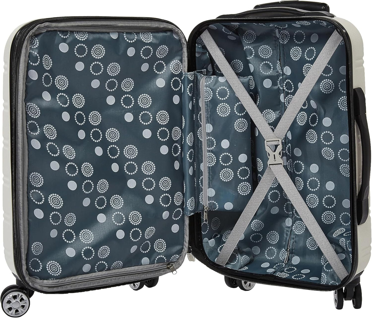 Melbourne Hardside Expandable Spinner Wheel Luggage, Carry-On 20", Metallic - Colors B