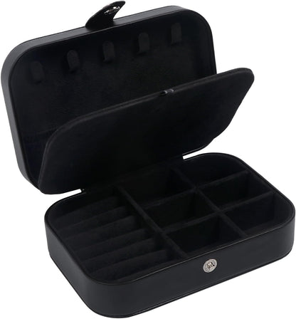 Travel Jewelry Case, Travel Jewelry Box, Mini Jewelry Travel Case, Jewelry Organizer Case, Portable Small Jewelry Organizer Storage Boxes - Best Gift for Women Girls.