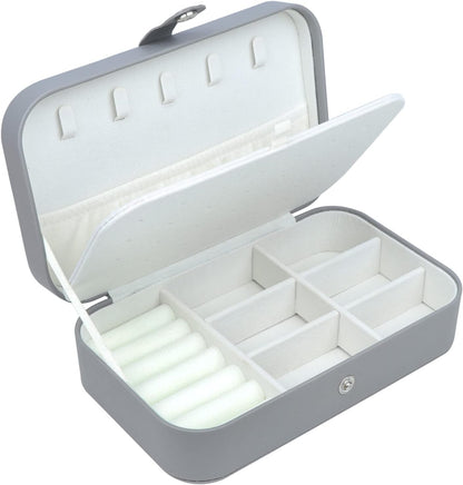 Travel Jewelry Case, Travel Jewelry Box, Mini Jewelry Travel Case, Jewelry Organizer Case, Portable Small Jewelry Organizer Storage Boxes - Best Gift for Women Girls.