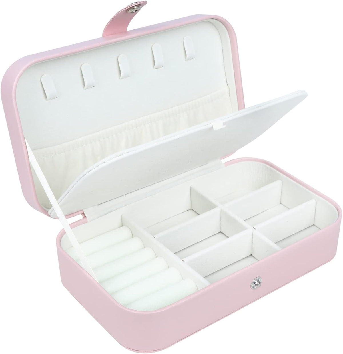 Travel Jewelry Case, Travel Jewelry Box, Mini Jewelry Travel Case, Jewelry Organizer Case, Portable Small Jewelry Organizer Storage Boxes - Best Gift for Women Girls.