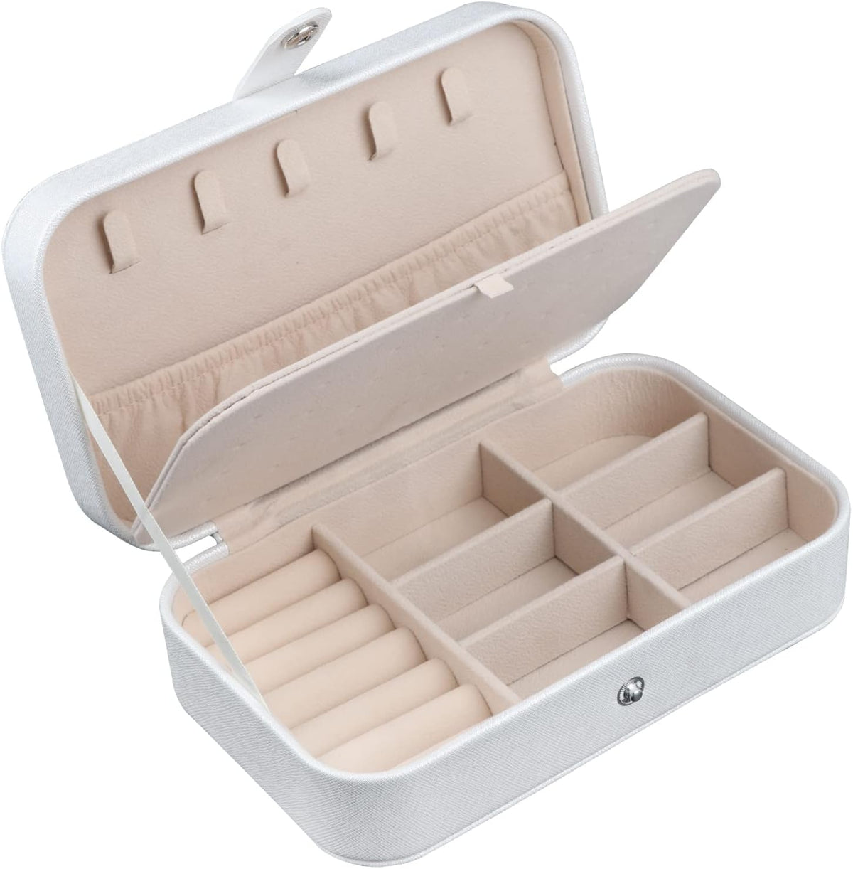 Travel Jewelry Case, Travel Jewelry Box, Mini Jewelry Travel Case, Jewelry Organizer Case, Portable Small Jewelry Organizer Storage Boxes - Best Gift for Women Girls.