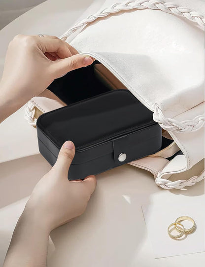 Travel Jewelry Case, Travel Jewelry Box, Mini Jewelry Travel Case, Jewelry Organizer Case, Portable Small Jewelry Organizer Storage Boxes - Best Gift for Women Girls.