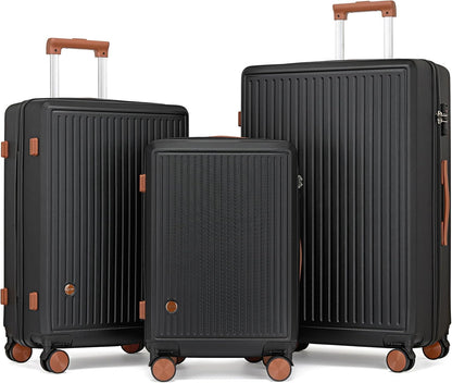 Hulsin 20” Carry on Luggage with Spinner Wheels,22x14x9 Airline Approved | Small Hardside Carry-on Suitcase with TSA Lock,Hard Shell Suitcase,Hard Case for Business Travel,Weekend, Vacation, Holiday