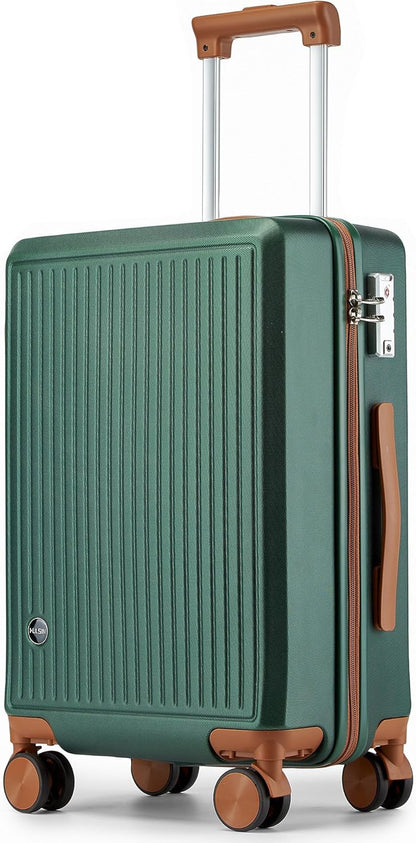 Hulsin 20” Carry on Luggage with Spinner Wheels,22x14x9 Airline Approved | Small Hardside Carry-on Suitcase with TSA Lock,Hard Shell Suitcase,Hard Case for Business Travel,Weekend, Vacation, Holiday