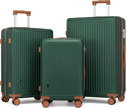 Hulsin 20” Carry on Luggage with Spinner Wheels,22x14x9 Airline Approved | Small Hardside Carry-on Suitcase with TSA Lock,Hard Shell Suitcase,Hard Case for Business Travel,Weekend, Vacation, Holiday
