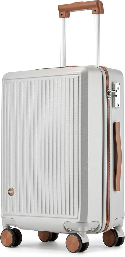 Hulsin 20” Carry on Luggage with Spinner Wheels,22x14x9 Airline Approved | Small Hardside Carry-on Suitcase with TSA Lock,Hard Shell Suitcase,Hard Case for Business Travel,Weekend, Vacation, Holiday