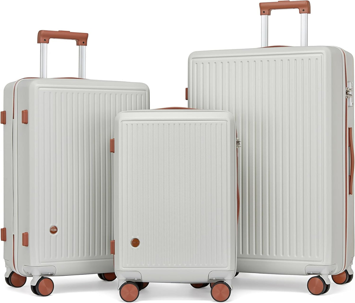 Hulsin 20” Carry on Luggage with Spinner Wheels,22x14x9 Airline Approved | Small Hardside Carry-on Suitcase with TSA Lock,Hard Shell Suitcase,Hard Case for Business Travel,Weekend, Vacation, Holiday