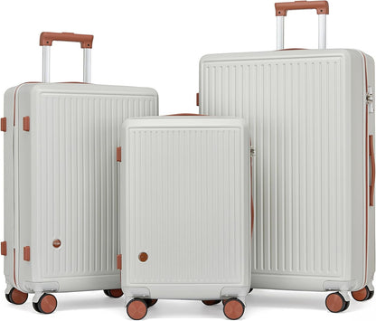 Hulsin 20” Carry on Luggage with Spinner Wheels,22x14x9 Airline Approved | Small Hardside Carry-on Suitcase with TSA Lock,Hard Shell Suitcase,Hard Case for Business Travel,Weekend, Vacation, Holiday