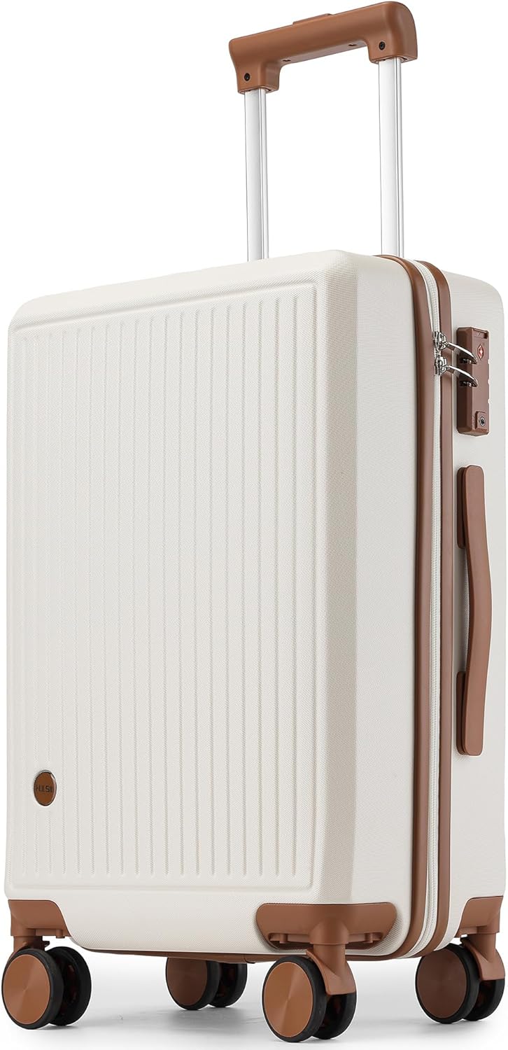 Hulsin 20” Carry on Luggage with Spinner Wheels,22x14x9 Airline Approved | Small Hardside Carry-on Suitcase with TSA Lock,Hard Shell Suitcase,Hard Case for Business Travel,Weekend, Vacation, Holiday