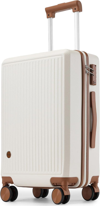 Hulsin 20” Carry on Luggage with Spinner Wheels,22x14x9 Airline Approved | Small Hardside Carry-on Suitcase with TSA Lock,Hard Shell Suitcase,Hard Case for Business Travel,Weekend, Vacation, Holiday
