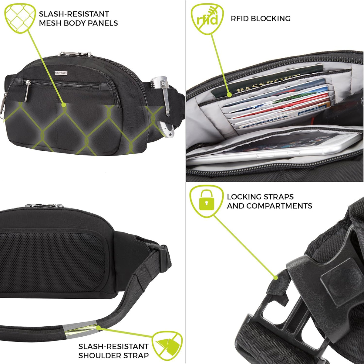 Anti-Theft Concealed Carry Waist Pack