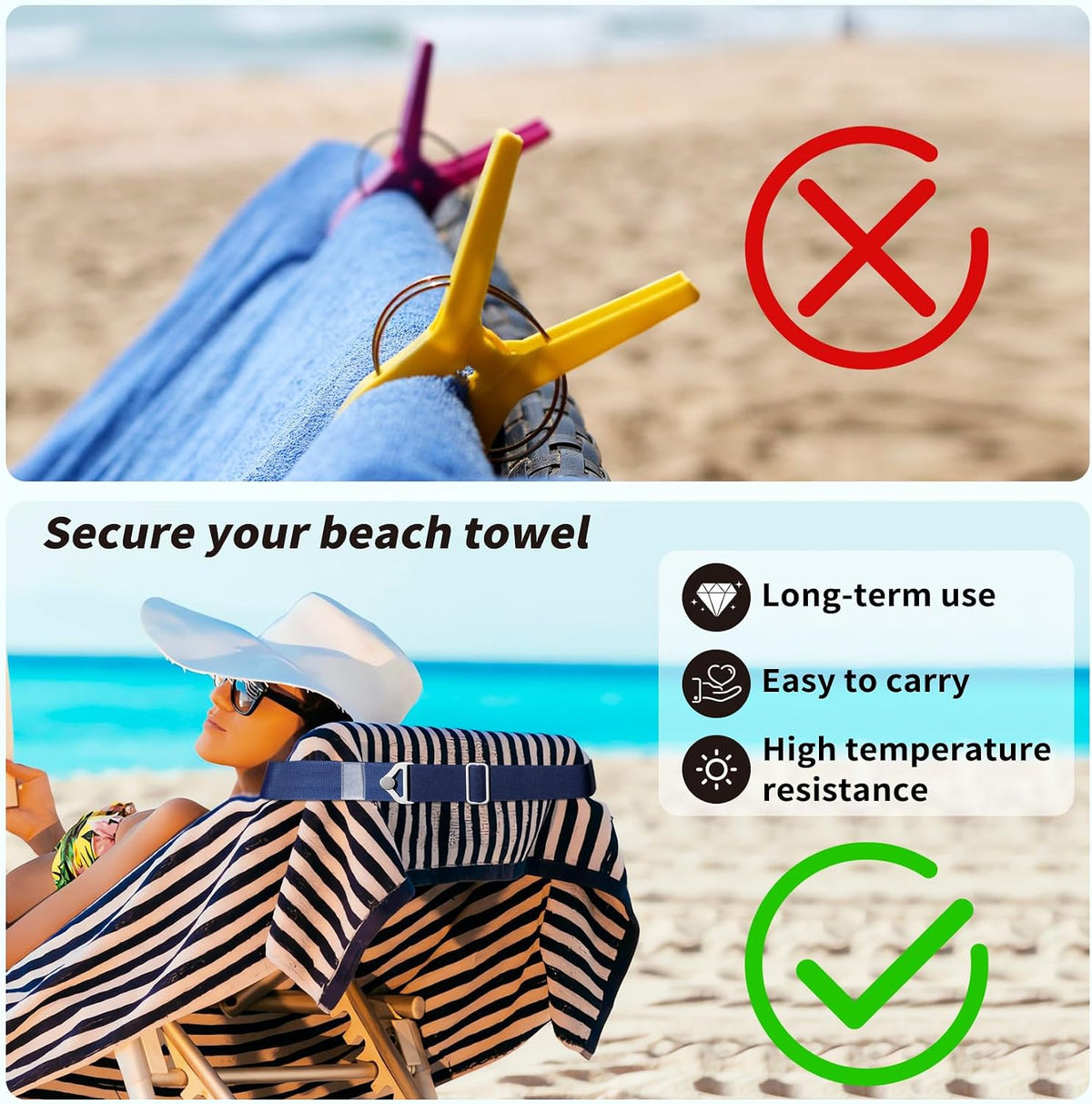 2-in-1 Travel Belt for Luggage Straps Add a Bag Bungees Suitcase Luggage Strap Over Handle Suitcases Belt for Carry On Bag Adjustable Backpack Attachment Airport Travel Accessories Orange