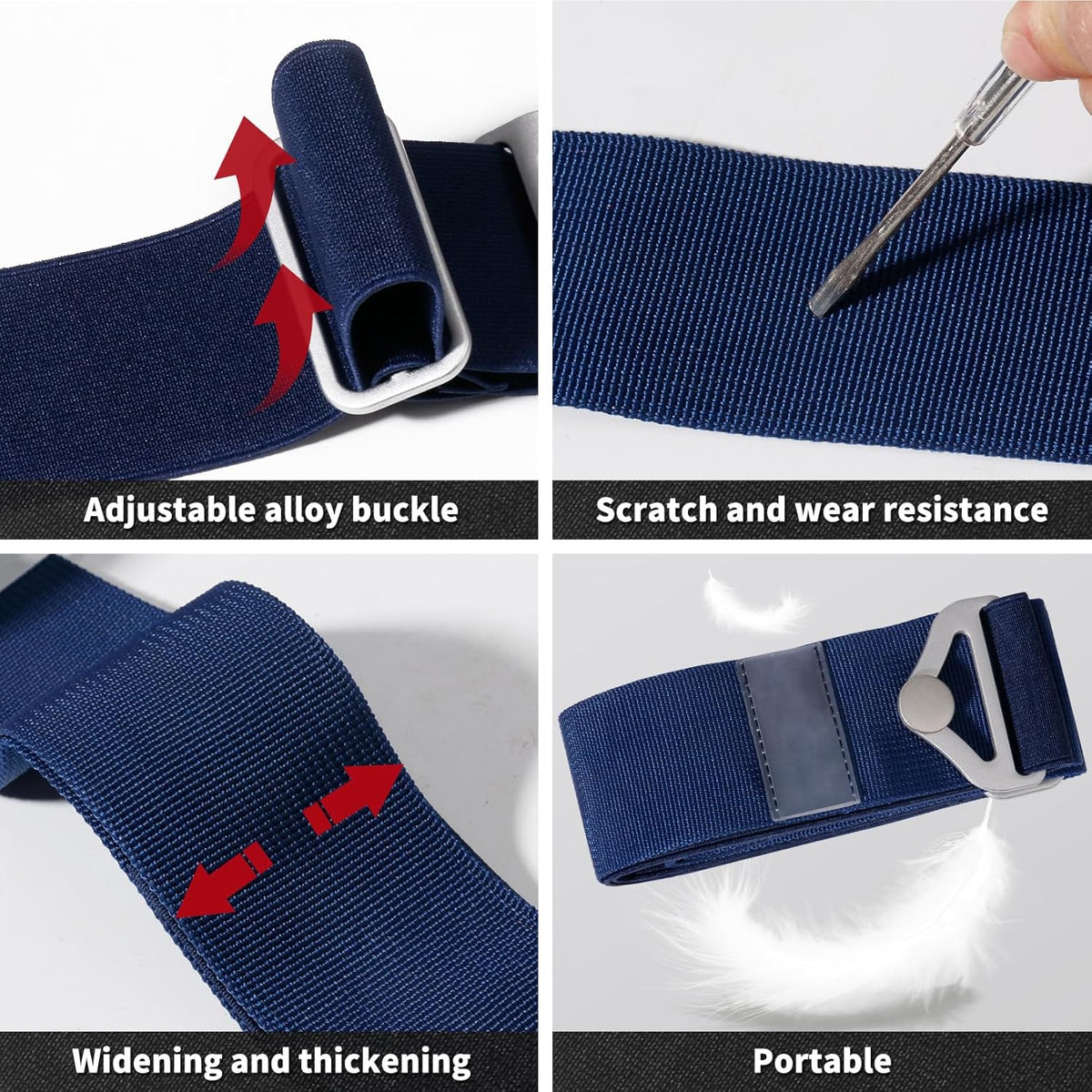 2-in-1 Travel Belt for Luggage Straps Add a Bag Bungees Suitcase Luggage Strap Over Handle Suitcases Belt for Carry On Bag Adjustable Backpack Attachment Airport Travel Accessories Orange