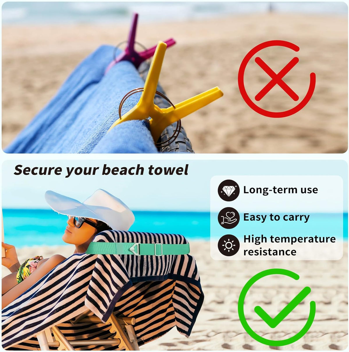 2-in-1 Travel Belt for Luggage Straps Add a Bag Bungees Suitcase Luggage Strap Over Handle Suitcases Belt for Carry On Bag Adjustable Backpack Attachment Airport Travel Accessories Orange