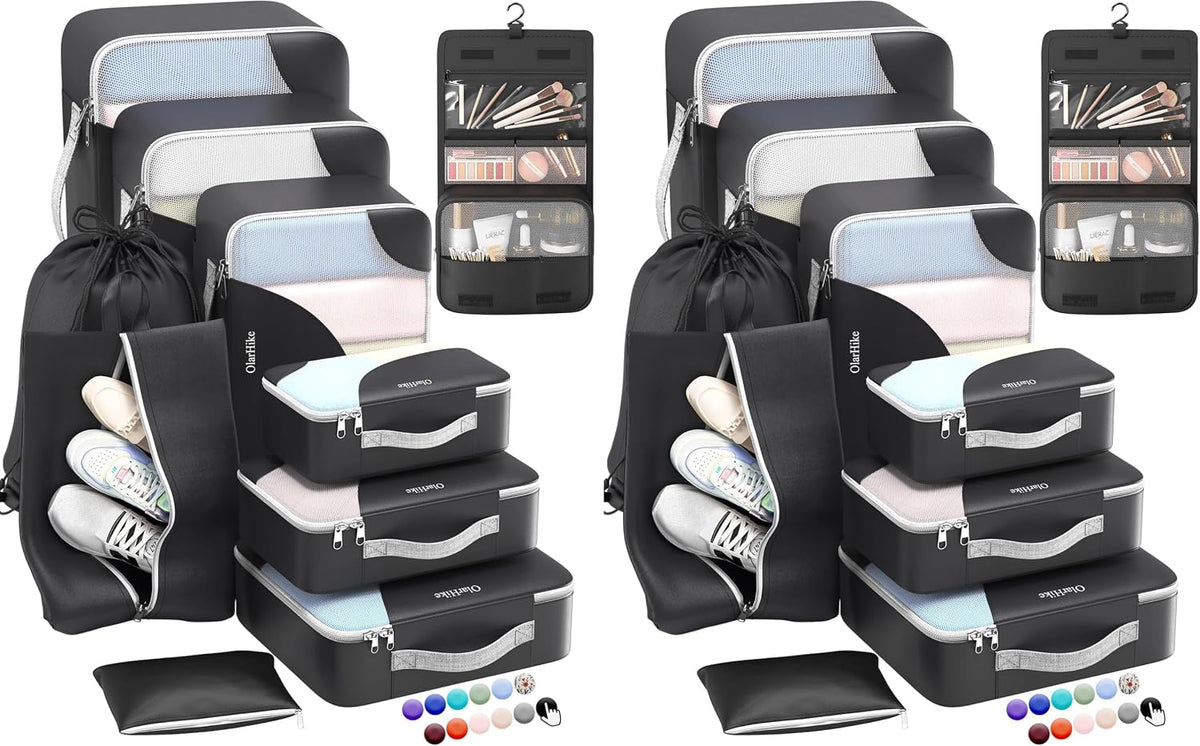 Packing Cubes for Travel,Turquoise