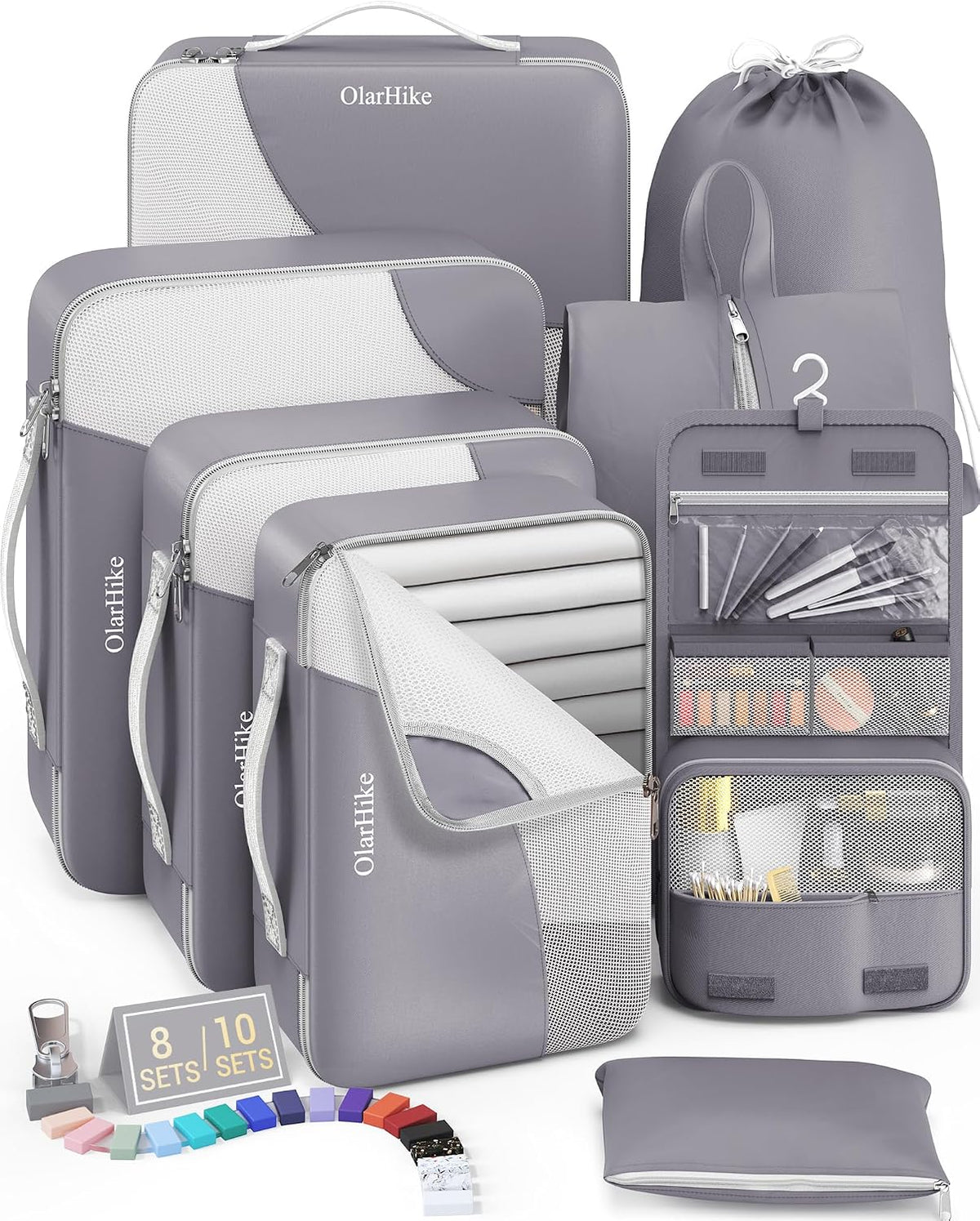 Packing Cubes for Travel,Turquoise