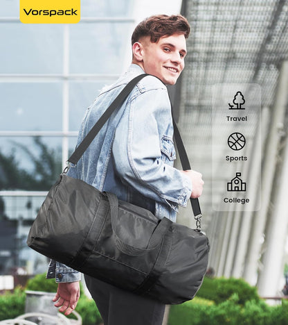 Duffel Bag 20-24-28 Inches Foldable Gym Bag for Men Women Duffle Bag Lightweight with Inner Pocket for Travel Sports