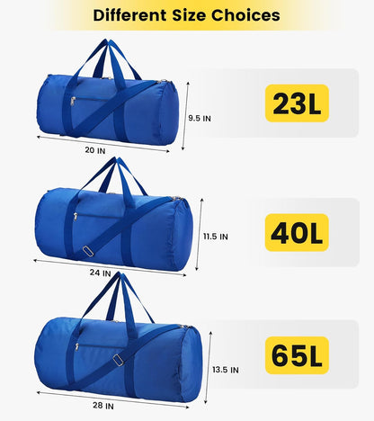 Duffel Bag 20-24-28 Inches Foldable Gym Bag for Men Women Duffle Bag Lightweight with Inner Pocket for Travel Sports