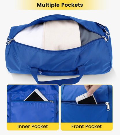 Duffel Bag 20-24-28 Inches Foldable Gym Bag for Men Women Duffle Bag Lightweight with Inner Pocket for Travel Sports