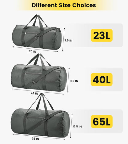 Duffel Bag 20-24-28 Inches Foldable Gym Bag for Men Women Duffle Bag Lightweight with Inner Pocket for Travel Sports