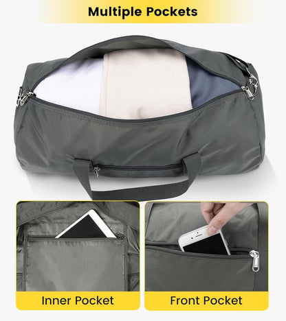 Duffel Bag 20-24-28 Inches Foldable Gym Bag for Men Women Duffle Bag Lightweight with Inner Pocket for Travel Sports