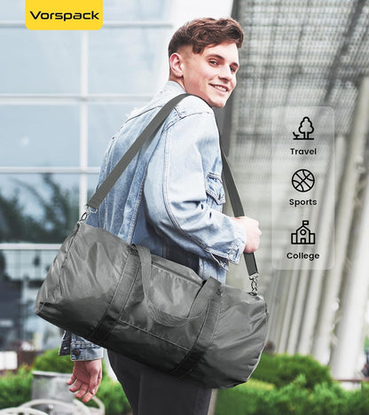 Duffel Bag 20-24-28 Inches Foldable Gym Bag for Men Women Duffle Bag Lightweight with Inner Pocket for Travel Sports