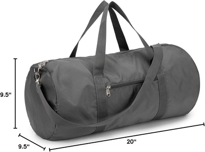 Duffel Bag 20-24-28 Inches Foldable Gym Bag for Men Women Duffle Bag Lightweight with Inner Pocket for Travel Sports
