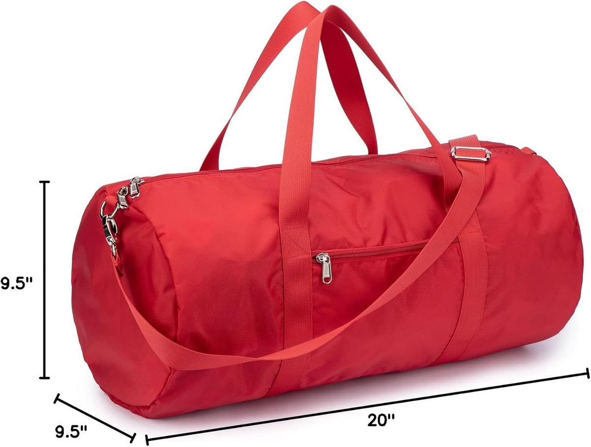 Duffel Bag 20-24-28 Inches Foldable Gym Bag for Men Women Duffle Bag Lightweight with Inner Pocket for Travel Sports