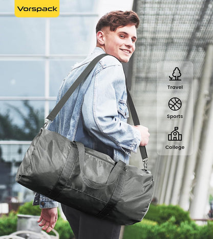 Duffel Bag 20-24-28 Inches Foldable Gym Bag for Men Women Duffle Bag Lightweight with Inner Pocket for Travel Sports