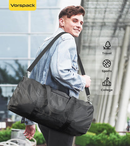 Duffel Bag 20-24-28 Inches Foldable Gym Bag for Men Women Duffle Bag Lightweight with Inner Pocket for Travel Sports