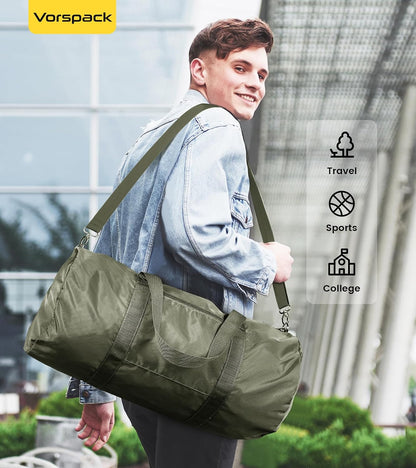 Duffel Bag 20-24-28 Inches Foldable Gym Bag for Men Women Duffle Bag Lightweight with Inner Pocket for Travel Sports